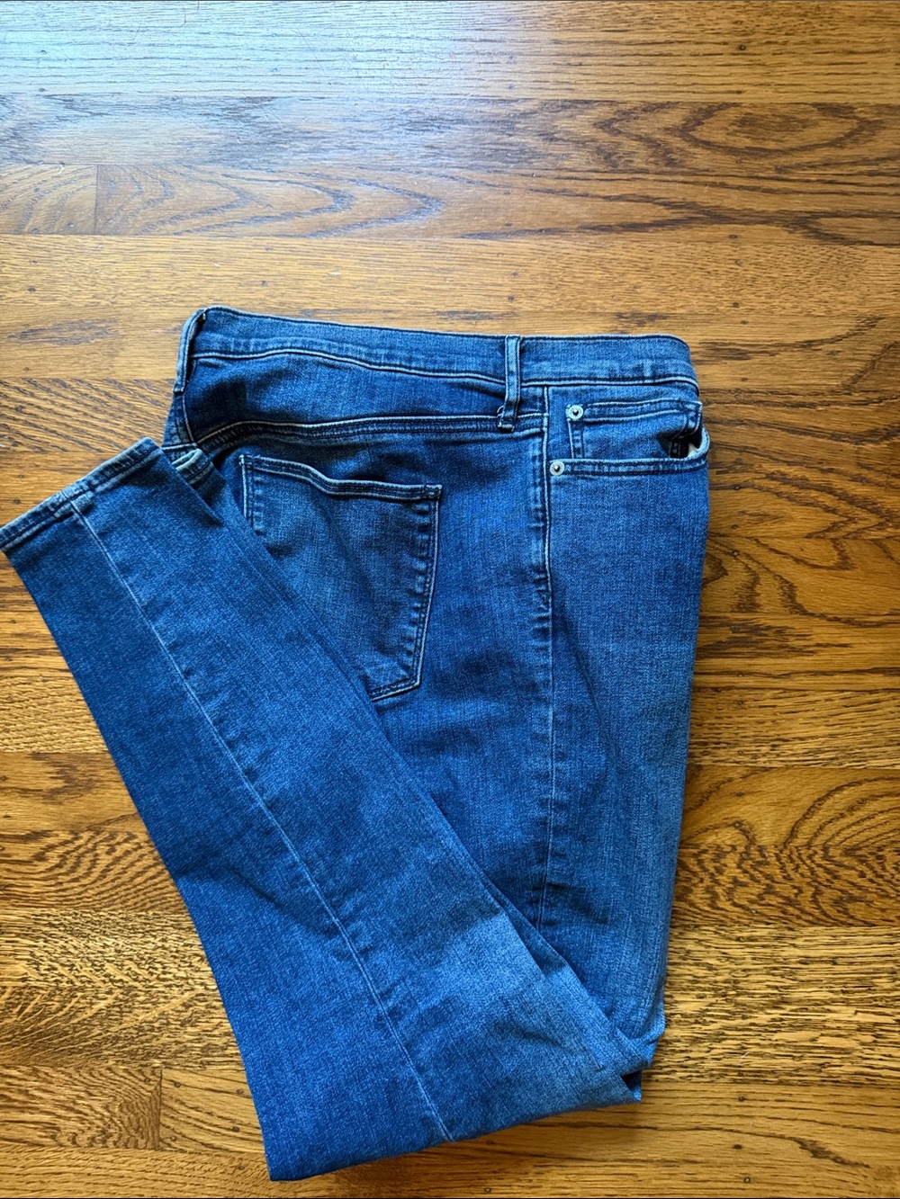 Gap Women's Blue Denim Skinny Jeans high rise
